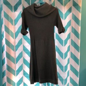 Ann Taylor Loft small chocolate brown sweater dress. New with tags.